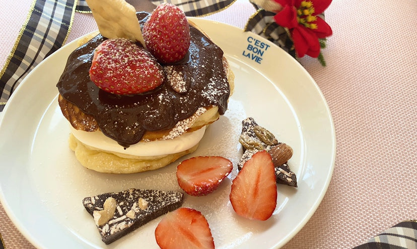 アレンジレシピvol.012「カフェ風パンケーキ」